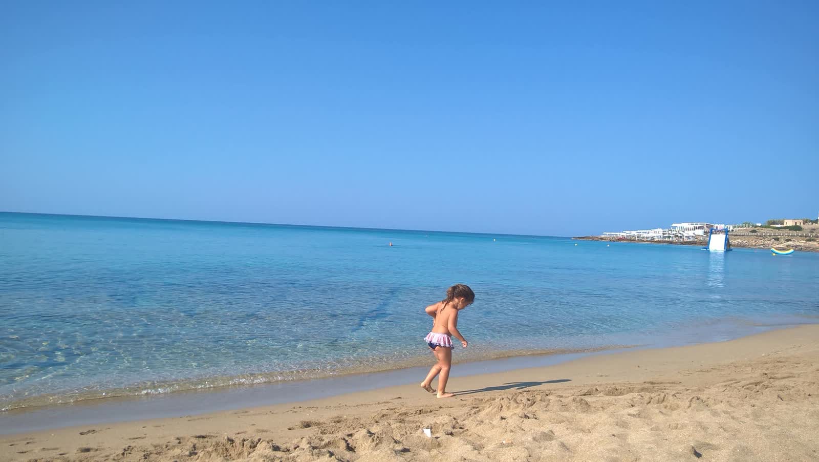 La spiaggia a pochi passi dalla casa